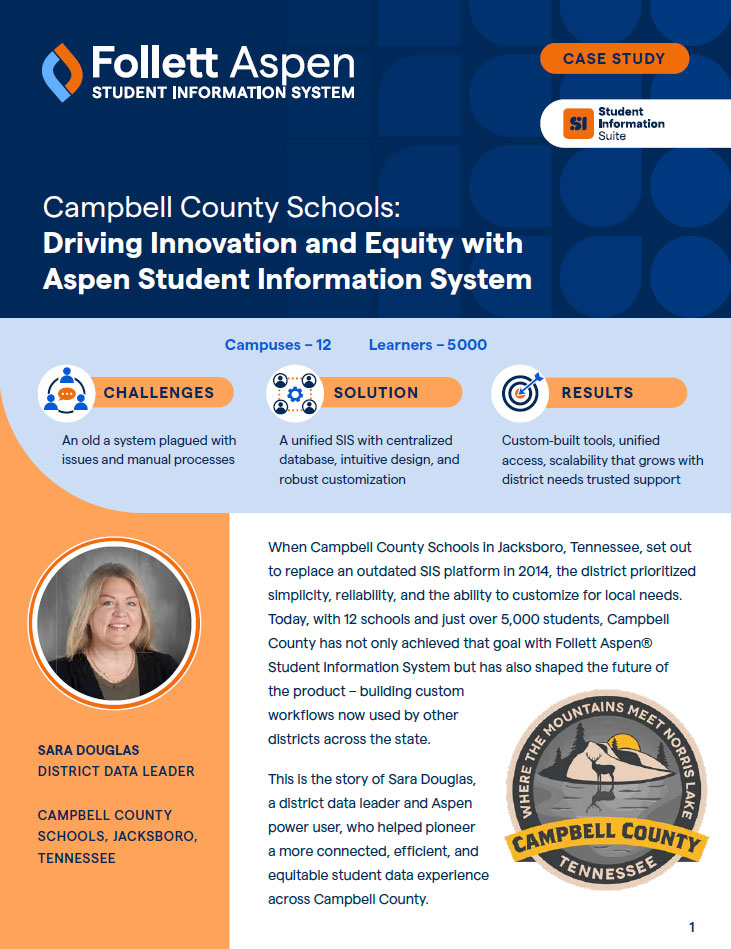 Campbell County Schools: Driving Innovation and Equity with Aspen Student Information System 